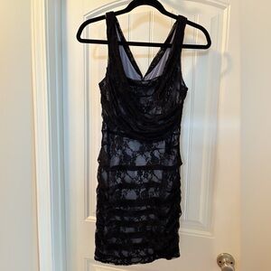 Express Black Lacy Dress